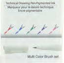 For Drawing Multi Color Brushpen 5er Set 5 Farben – Bild 3