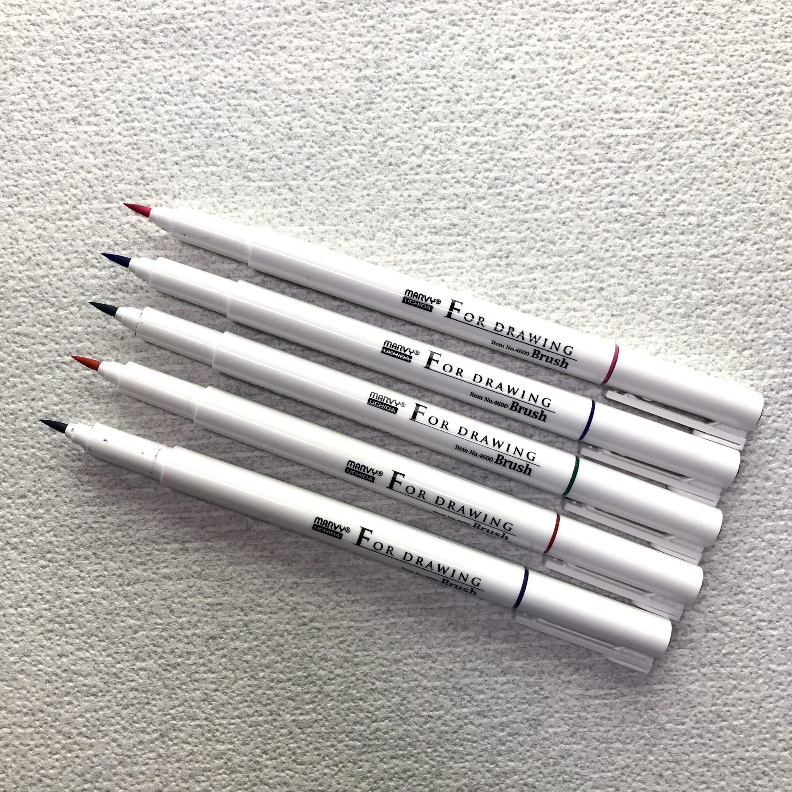 For Drawing Multi Color Brushpen 5er Set 5 Farben