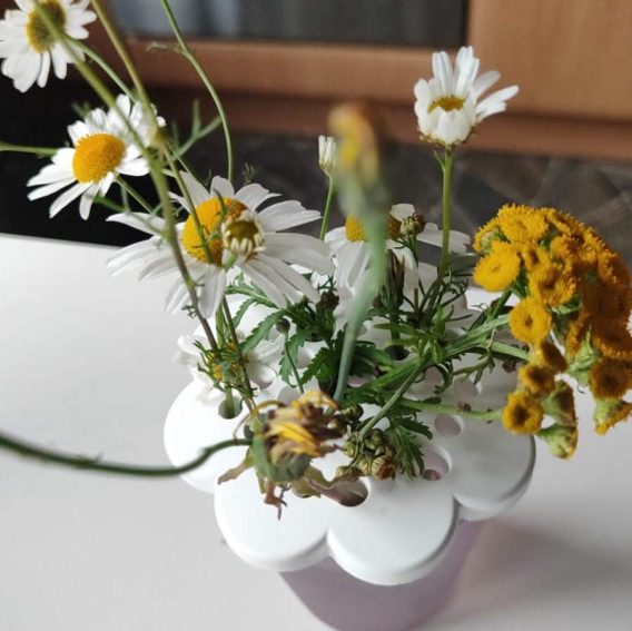 Blumenretter in Blütenform