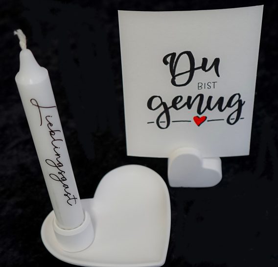 Dekoteller Herz klein – Bild 3